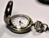 Новый кварцевый старинный маленький полый сериал карманные часы ожерелье ювелирные изделия оптом мода часы свитер цепь медный цвет стальной безель