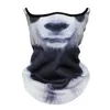 3D Animal Scarf Neck Warmer Tube Bicycle Winter Snowboard Balaclava Halloween Headband Party Dog Panda Windproof Men Women T200609