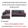 VIP Solid Color Sofa Covers voor Woonkamer Moderne Elastische Hoek Couch Cover Slipcovers Stoel Protector 1/2/3/4 Seater 220302