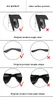 Fashion Sunglasses Men Women classic Square Black Acetate Frame Real Glass Lenses Women Mens SunGlasses Oculos De Sol303z