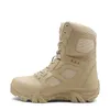 Tamaño 39-47 Botas para hombre tácticas del desierto Botas militares resistentes al desgaste Senderismo al aire libre impermeable Hombres Combate Tobillo Bota 201127