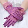 2020 Новая Мода Женщины Леди Кружева Партия Сексуальные Драк Перчатки Летние Полный Палец Солнцезащитные Перчатки Для Девочек Варежки Мультицветные