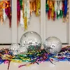 1Pack 3060mm Christmas Ball Xmas Tree Hanging Ornaments Mirror Glass Disco Pendants Bauble Home Party Decoration Y201020