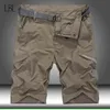 Tactical Waterproof Shorts Men Cargo Summer Quick Dry Short Trousers Man Outdoor Sport Trekking Camping Fishing Thin Sweatpants 220312