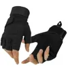 New Outdoor Tactical Gloves Winter Windproof Sports Fingerless Military Tactical Hunting Climbing Riding Gloves Q0114