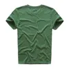 VOMINT Mens Short Sleeve T-shirt Print T-Shirt Cotton Multi Pure Color Fancy Yarns T Shirt male color grey green lblue 220309