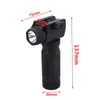 Röd dot laser syn Taktisk jakt LED -ficklampa Röd laserkombination Taktisk pistolfackla för 20 mm Weaver Rails7111084