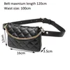 Bolsas de cintura Mihaivina Saco de mulheres moda feminina cinto cadeia dinheiro fanny pack pu couro calças altas