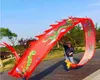 Red Yellow Chinese Dragon Dance Props Festival Party Celebration Fitness Dragons Accessoriies Supplies New Year Gift Traditional Performance