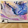 150 * 130cm Psychedelic Art Tapestry Mode Färgglada Tapestry Marmor Swirl Abstrakt Tapestries för Hem Sovrum Dekoration HHA1639