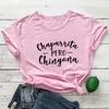 Kadın T-Shirt Chaparrita Pero Chingona Pamuk T Gömlek Kadın Güçlü Kısa Kollu Tişört Latina İspanyolca Meksika Tee Femme Top