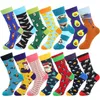 Chaussettes pour hommes Koala avocat animaux mâles mode mignon série Harajuku dessin animé drôle femmes heureux coton Cool moyen Tube