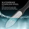 1PC Pro Dubbel-sidig fotfil Heel Grill för fötterna Pedikyr Remover Luxury Rostfritt stål Scrub Manicure Nail Tools 220301