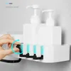 ONEUP Creative Bathroom Storage Rack Home Corner Shower Shelf Seamless Rotating Tripod Multifunction Bathroom Accessories LJ201204