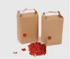 Rice paper bag Gift Wrap Tea packaging cardboard weddings kraft papers bags Food Storage Standing Packing 249 J29701285