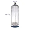 Professional Salon Barber Disinfection Jar Sterilization Container Sanitizer Glass Manicure Disinfection Cup