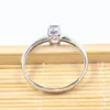 Hotsale 4 * 6 mm real for engagement solid 925 silver tanzanite ring romantic gift Y200321