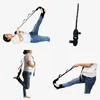 Cintura per allungamento Yoga Traspirante Body Building Allacciatura alla caviglia Corda per cinturino Nero Flessibilità per adulti Flessibilità Zona di estensione Forniture sportive 7jq M2