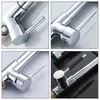 Chrome 360 ​​graden rotatie keukenkraan dubbele sproeier swivel spuiten keukenkranen lente trekkraan schip sink mixer taps T200710