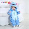 Winter unisex romper for baby girl boy toddler jumpsuit soft warm newborn bebe Infant suit kids clothes Onesies costume Outfits 201027