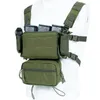 Imbracatura tattica Micro Chest Rig Modular H Harness D3CR Funny Pack SACK Pouch Gilet per equipaggiamento da combattimento 556 Mag Colete3629686