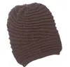 Nouveau chapeau d'hiver pour femmes 2020 mode chapeaux tricotés solide épais et chaud Bonnet Skullies bonnets doux unisexe décontracté tricoté Bonnet DB020