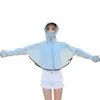 Chapeaux à large bord Femmes UV Protect Sun Coat Sweat à capuche Peau Protection rapide Protection solaire Couverture de protection solaire Cyclisme Conduite à manches longues1