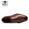 Desai Business Dress Shoes Men Echt lederen retro formele schoenen Gentleman trouwschoenen man mode oxfords eur maat 38-45 y200420