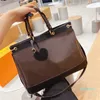 Designer- Women Bags Totebag Flower Letter Printing Love Decals Handbag Retro Vintage Messenger bag