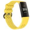 Bandas Slicone para Fitbit taxa de 3 bandas Esporte Slicone Cintos para Fitbit Charge3 Banda Carga 3 SE Banda Strap Acessórios Bracelet