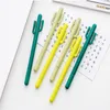 Cartoon schattige gel pen student prijs creatieve kleine verse woestijn cactus styling pennen Zuid-korea briefpapier yhm45-wll