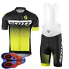 Summer Men Team Cycling Jersey Bib Pants Set Road Bicycle Clothing Quick Dry Short Sleeve Mtb Bike Outfits Sports Uniform Y1230021732621