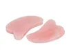 2021 new Rose Quartz Gua Sha Board Pinka Jade Stone Body Facial Eye Scraping Plate Acupuncture Relaxation Health Care