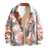 Streetwear Jacket Men New Spring Autumn 2020 Overalls Fashion Printed Men's Jacket Fashion Tie Dye Print Hip Hop Outerwear Coat LJ201013