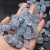 1000g Natural Blu Celestite minerale cristallo di quarzo Bulk grezzo di pietra Ghiaia Healing Gemstone Raw Rocks per i mestieri, decorazione domestica, Fontana