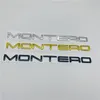 Mitsubishi Montero 후면 트렁크 테일 게이트 엠블럼 옆문 펜더 로고 단어 명판 DECAL3320523 용 자동차 액세서리