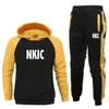 2022 homens sportswear tracksuits outono 2 peças conjuntos esportes terno homens jaqueta + calça suor masculino jogging basquetebol treinamentotracksuit roupas