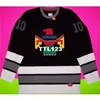 Real Men real Full embroidery Customize T.PREME #10 Hockey Jersey THUNDERBIRD Pullover Hockey Jersey or custom any name or number