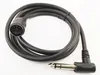 Kablar, 90 graders vinklad 1/4 "6.35mm stereo manlig jackkontakt till MIDI DIN 5PIN Kvinnlig socket Audio Adapter-kabel ca 1,5 m / 1pc