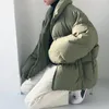 Parkas de plumón para hombres / 2022 Moda Otoño Invierno Chaqueta Hombres Sólido Suelto Casual Marea Espesar Collar de soporte High Street Abrigo de algodón M Phin22