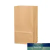 Bolsa de empacotamento branco em branco embalagem de papel de kraft personalizado saco de pão