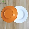 White Imitation Porcelain Restaurant Dinnerware Round Flat Dish Hot Pot Shop Dinner Plate A5 Melamine Tableware