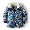 Enfants bébés garçons manteaux 2021 hiver vestes à capuche enfant en bas âge coton vêtements rembourrés enfant infantile garçons tenues pour 1 2 3 4 5 ans 201126