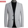 FGKKS Blazer Uomo Nuovo Arrivo Primavera Casual Sottile Abiti da uomo Giacche Slim Fit Moda Blazer Maschile 201027