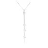 925 Sterling Silver Justerbara halsband Premium Women Pendent Halsband Party