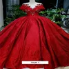 Luxo Vermelho Vestidos De Noite Bling Lantejoulas De Cristal Sem Mangas Bola Vestidos De Prom Vestidos Personalizados Formal Party Vestidos Robes de Mariée