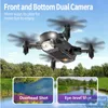 F87 4K HD Doppia Fotocamera FPV Mini DroneToy, Track Flight Modalità Senza Testa, Mantenimento dell'altitudine della Luce a LED, Gesto Foto Quadcopter, Regalo di Natale per Bambini,USEU