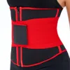 Neoprene/Latex 7 Spiral Steels Boned Sweat Waist Trainer Corset Trimmer Belt for Women Waist Cincher Body Shaper Slimmer Black Red