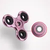 Spinning Top Leksaker Aluminium Alloy Fidget Spinnertop R188 Slät Mute Bearing Metal Wire Drawing Process Stress Relief Hand Spinner för vuxna Barn