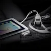 車の充電器のクイックチャージQC 3.0 4ポートUSB携帯電話アダプターのためのサムスンXiaomi Huawei iPhone速い充電ブラックホワイト